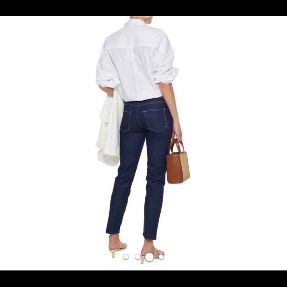 Mother The Stinger Flood skinny straight leg denim